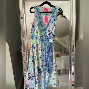 NWT Shaylee stretch midi dress